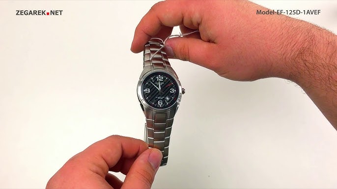 Casio EDIFICE EF-125D-2AVEG - YouTube