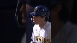 Christian Yelich 1st home run of 2026! #baseball #milwaukeebrewers #thisismycrew #brewers #clutch