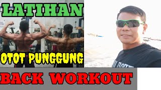 BACK WORKOUT AT GYM || POLISI BEROTOT