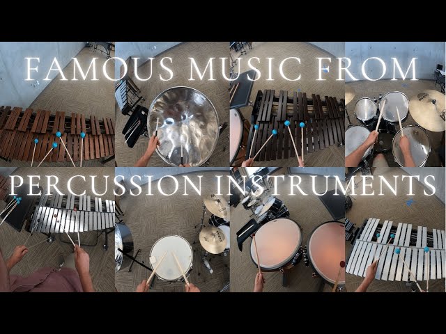 Famous Music from a lot of Percussion Instruments! #shorts class=