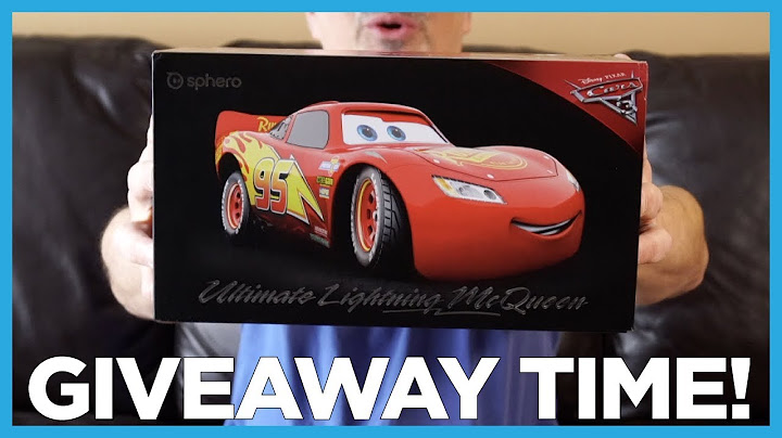 Sphero Ultimate Lightning McQueen Giveaway!!