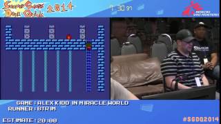 SGDQ 2014 Bonus Stream - Game 4 - Alex Kidd In Miracle World