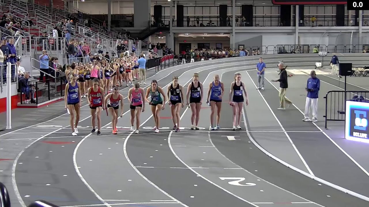 Girls 4x800m Relay Invitational - Eastern Indoors Invite 2026 [Full Race Replay]