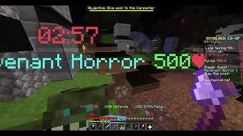 Best Way To Do Revenant Horror Slayer Hypixel Skyblock (Very easy)