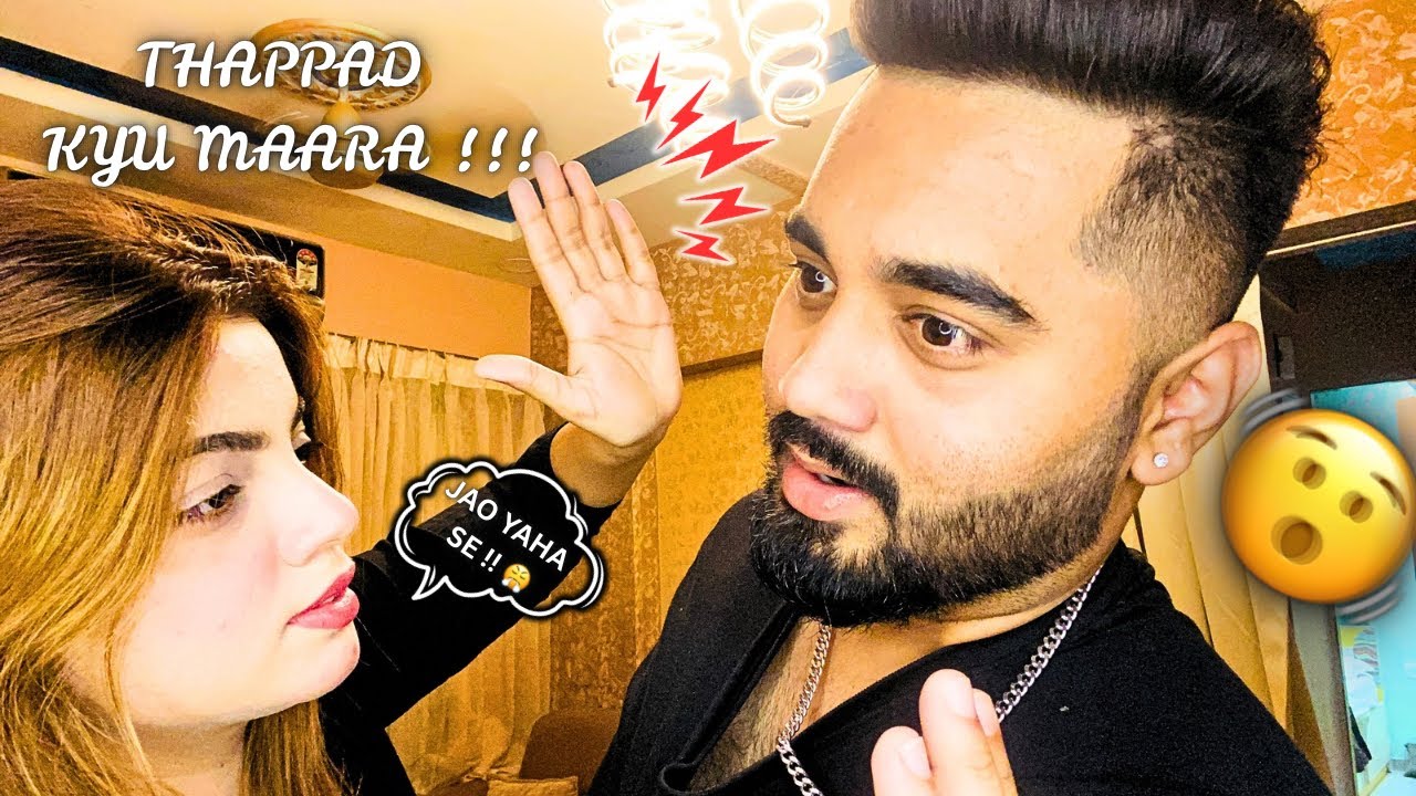 SLAP 👋🏻 PRANK ON MY HUSBAND GONE WRONG 😲 || SANIYA & NAVED ||