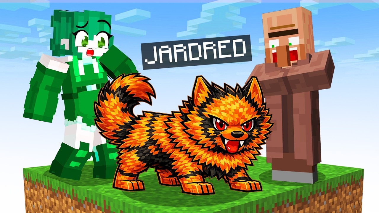 Me Hice pasar por BEBÉ LOBO en UN CHUNK en Minecraft!