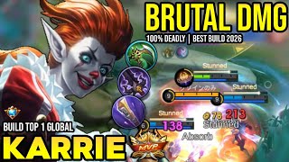 KARRIE BEST BUILD 2026 | BUILD TOP 1 GLOBAL KARRIE GAMEPLAY | MOBILE LEGENDS✓
