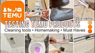 TESTING TEMU PRODUCTS FOR CLEANING| Must haves 2023 |TEMU GADGETS|My first Temu haul