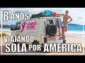 😱 VIAJAR SOLA 8 AÑOS por AMERICA en VAN 🌎 La VIDA VIAJANDO 👀 COMO lo HACE, PELIGROS, MIEDOS, TIPS