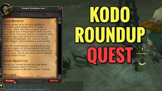 Kodo Roundup Quest (WoW Classic)