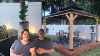 Outdoor Living: How to Assemble (& Decorate) a 11x13 Gazebo by Sunjoy