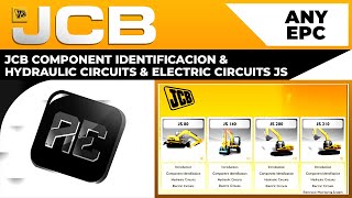 JCB COMPONENT IDENTIFICACION & HYDRAULIC CIRCUITS & ELECTRIC CIRCUITS JS | INSTALLATION screenshot 1