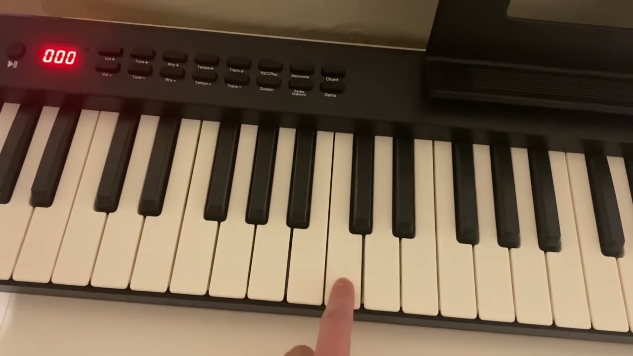 Another video showing that one of the keys doesn’t work | Donner DP-10 Digital Piano