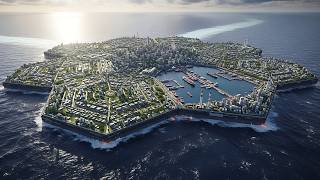 Inside the Impossible Floating City | How China Built a City That Moves with the Ocean Wave