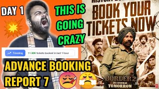 SHOCKING : BORDER 2 HUGE BOX OFFICE COLLECTION DAY 1 | ADVANCE BOOKING REPORT 7 | SUNNY DEOL