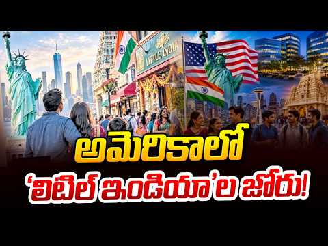 అమెరికాలో ‘లిటిల్‌ ఇండియా’ల జోరు.! | Little Indias Boom In The Us Set To Reach 75 | Suman Tv