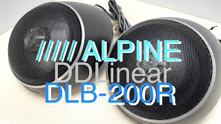 ALPINE DDLinear DLB-200R Counter Drive 2way coaxial speaker 150w