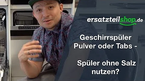 Wann Salz und Klarspüler?