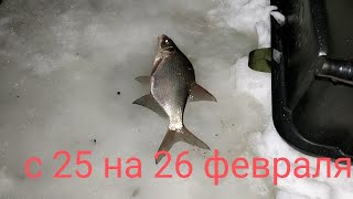 Зимняя  рыбалка на Иваньковском водохранилище с 25 на 26 февраля