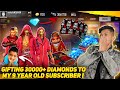 Giving 30,000 Diamonds To 9 year Old Boy || OMG REACTION || Buying All Rare Items Garena Free Fire