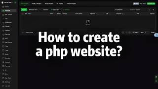How to set up PHP most simply？