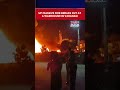 Uttar Pradesh: Fire Breaks Out At A Plastic Pipe Warehouse Near A CNG Pump In Varanasi #shorts