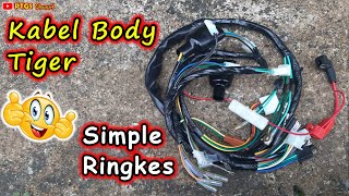 Kabel Body Tiger Lama Revo ‼️ Simpel Tinggal Pasang Ringkes Rapi Keluarga CB GL MP 2000 Pengapian