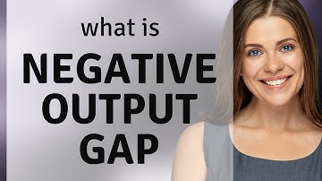 Understanding the Negative Output Gap