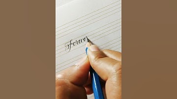 How to write Cursive lettering ! #mariacalligraphy #calligraphy #handlettering #lettering #cursive