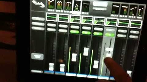 Ipad controlling ls9 with stagemix