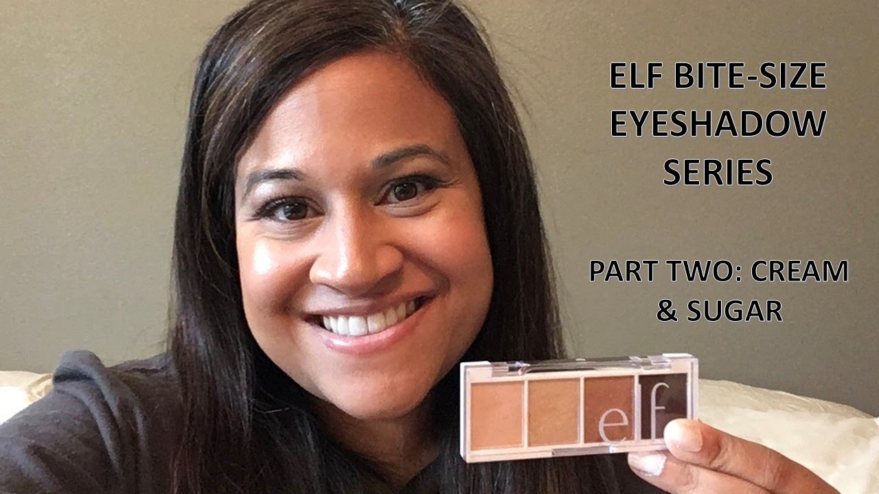 MY ELF BITE-SIZE EYESHADOW SERIES: Part Two - Cream & Sugar