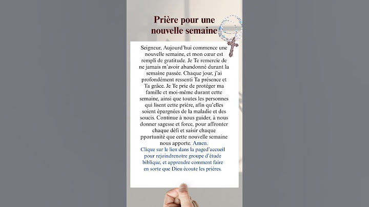 🇫🇷Prière pour une nouvelle semaine #catholique #foi #dieu #france #prière