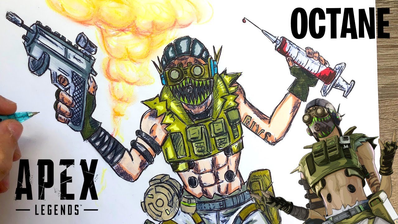 Dessin Octane De Apex Legends