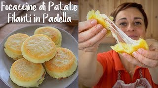 FOCACCINE DI PATATE FILANTI IN PADELLA Ricetta Facile - Fatto in Casa da Benedetta screenshot 1