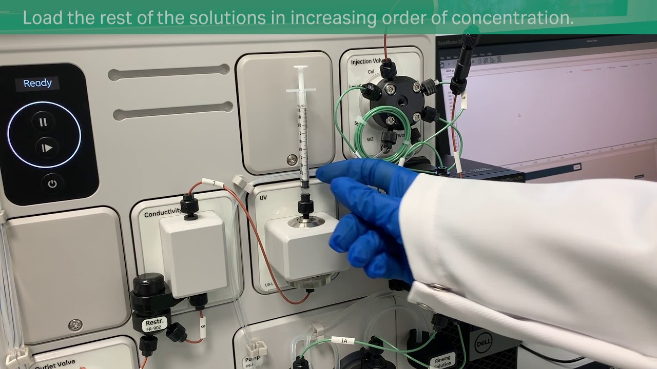 How to video: Calibrate monitors on ÄKTA go protein purification system ...