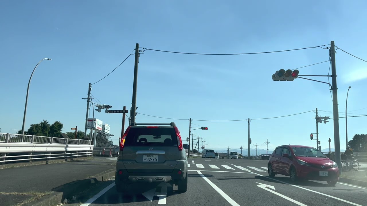 2022年10月1日　吉岡町役場入口　(適当にぶらぶらしながら)   〜　国道17号　小八木交差点