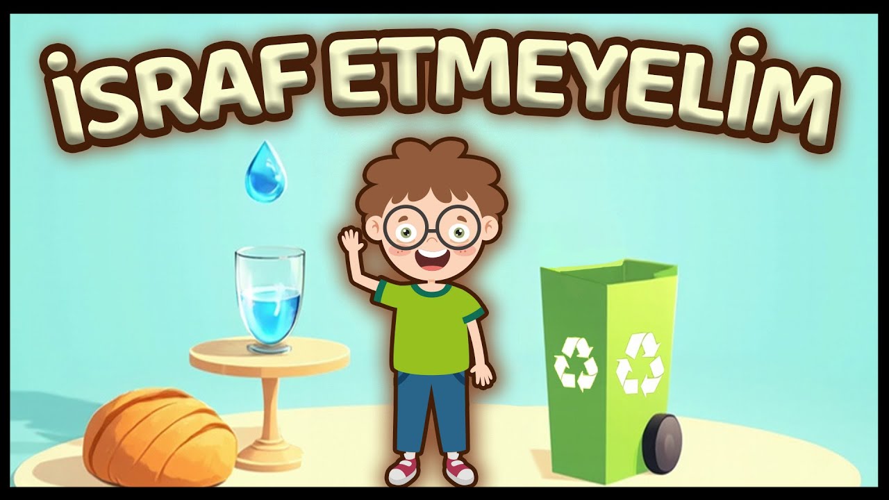 İsraf Etmeyelim - Çocuklar İçin İsraf Şarkısı | Bibercik TV Çocuk ...