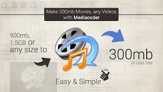 How to: Make 300mb movies with Mediacoder easy & simple