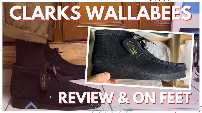 Clarks Originals x Wu Tang Wallabees NAVY - Review + on feets!!  #clarksoriginals #wallabee #onfeet 