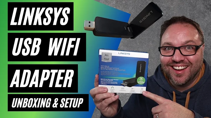 Linksys USB WiFi Adapter | WUSB6400M | Setup & Unboxing