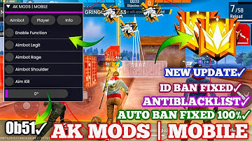 OB51 UPDATE MOD MENU | OB51 FF HACK | FREE FIRE MOD MENU | GRINGO XP HACK | FF HACK