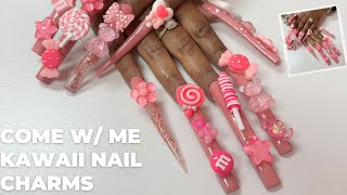 PINK CANDY NAILS 💖✨🌸 | KAWAII CHARM NAILS