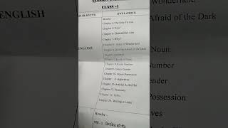 class 4 English syllabus of English viral video