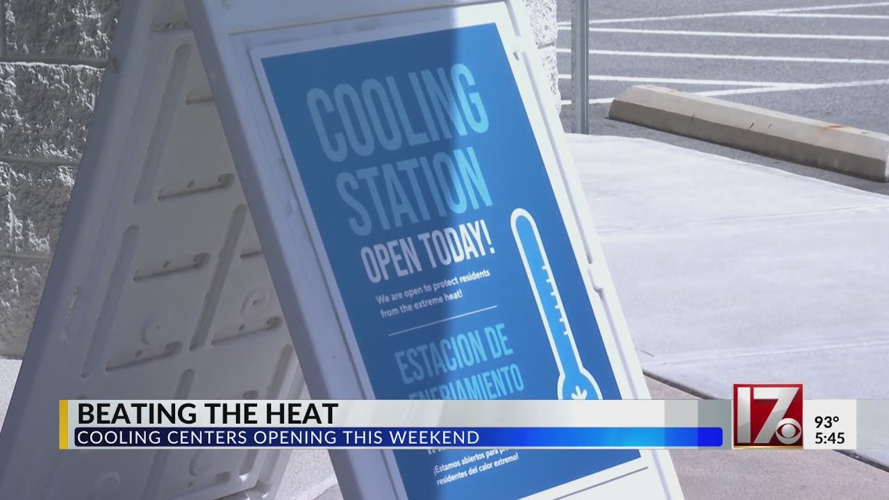 Cooling stations open across Wake County amid heat - YouTube