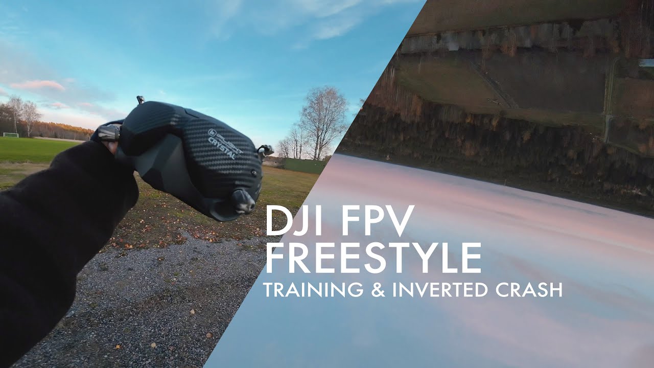 DJI FPV – More Freestyle Acro Training & Inverted Crash