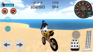 Motocross Beach Jumping 3D Walkthrough - #2 Gameplay Android screenshot 4