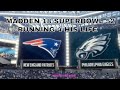 MADDEN 18 SUPERBOWL LII PATRIOTS VS  EAGLES ' RUNNING 4 HIS LIFE ' 2-4-18