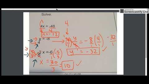 4 4 Solving Equations by Multiplying and Dividing