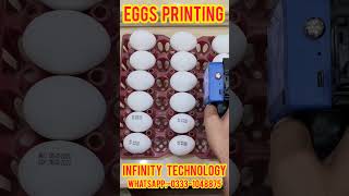 Expiry Printing on Eggs.#businessowner #miniprinter #expirydateprinter #batchprintingmachine #inkjet
