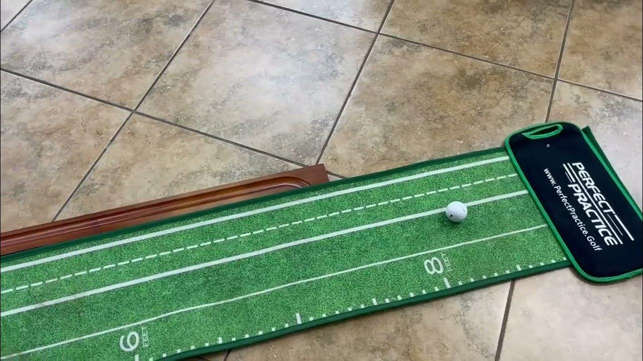 PERFECT PRACTICE Putting Mat Review, Great indoor golf putting mat! Fun for kids & adults! YouTube